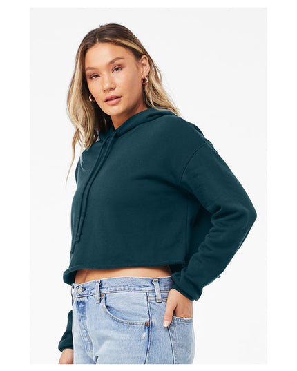 Ladies' Cropped Fleece Hoodie