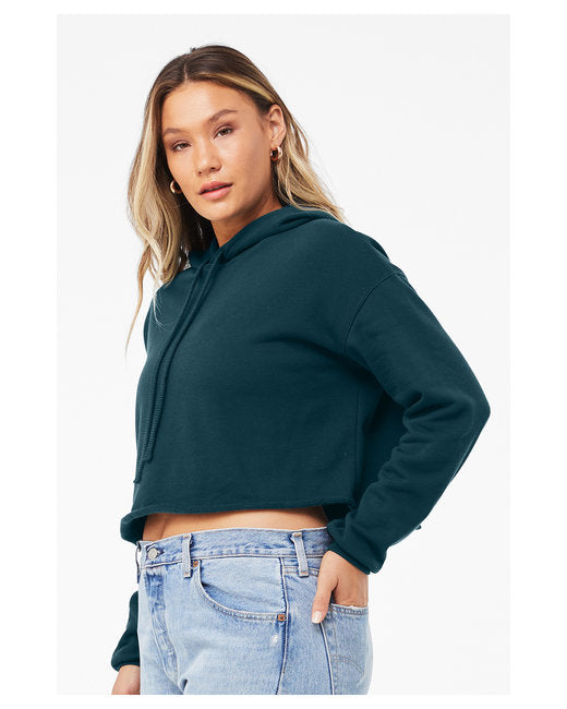 Ladies' Cropped Fleece Hoodie