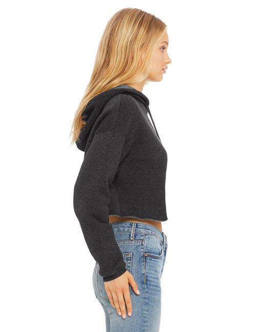 Ladies' Cropped Fleece Hoodie