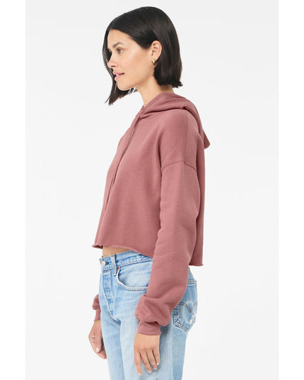 Ladies' Cropped Fleece Hoodie