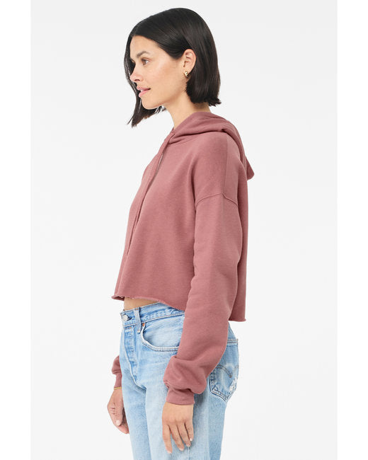 Ladies' Cropped Fleece Hoodie