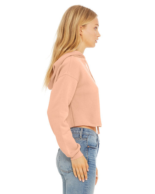 Ladies' Cropped Fleece Hoodie