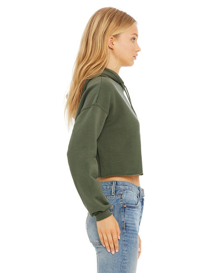 Ladies' Cropped Fleece Hoodie