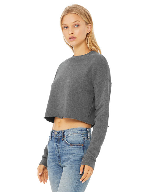 Ladies' Cropped Fleece Crew