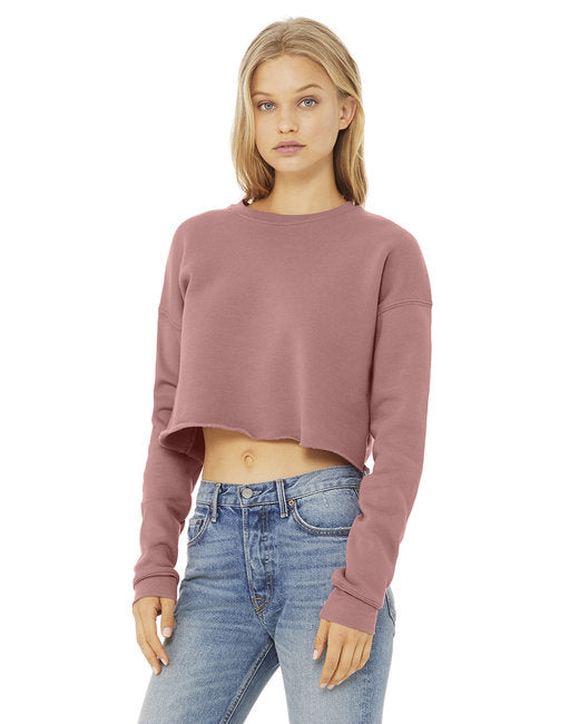 Ladies' Cropped Fleece Crew