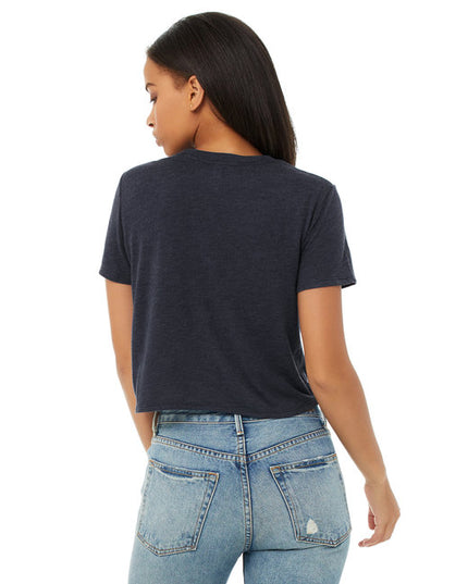Ladies' Flowy Cropped T-Shirt