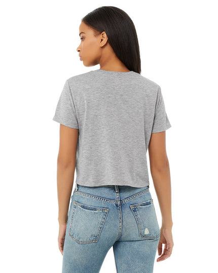 Ladies' Flowy Cropped T-Shirt