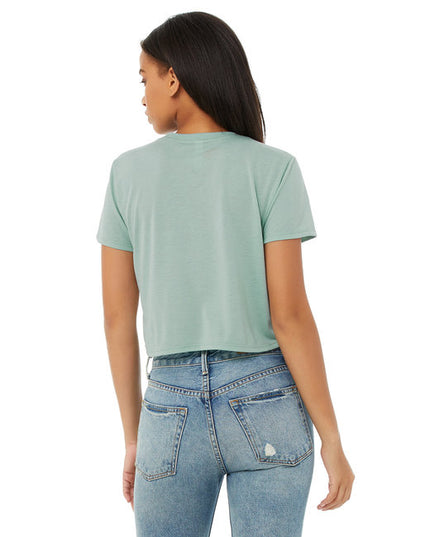 Ladies' Flowy Cropped T-Shirt