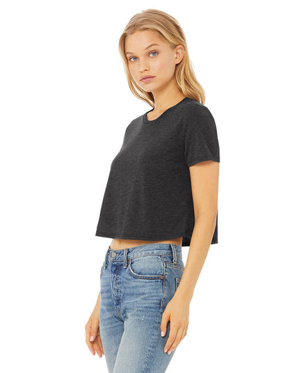 Ladies' Flowy Cropped T-Shirt