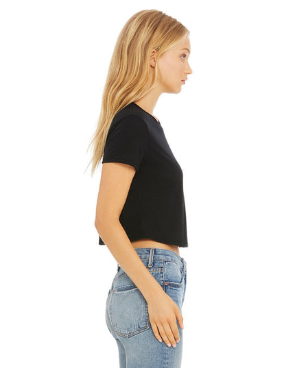 Ladies' Flowy Cropped T-Shirt