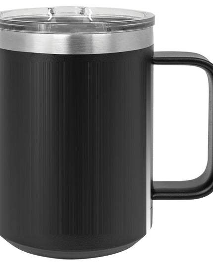 Polar Camel 15 oz. Coffee Mug - Black