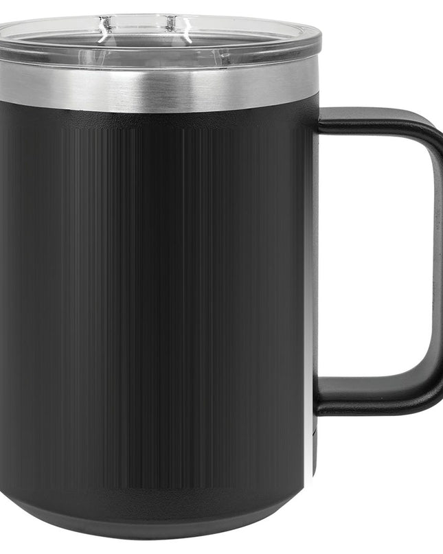 Polar Camel 15 oz. Coffee Mug - Black