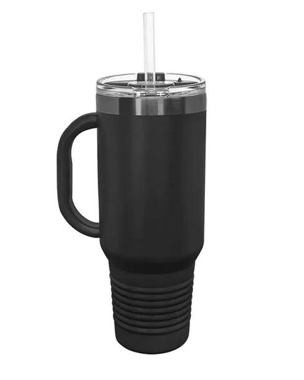 Polar Camel 40 oz. Straw Lid Mug - Black