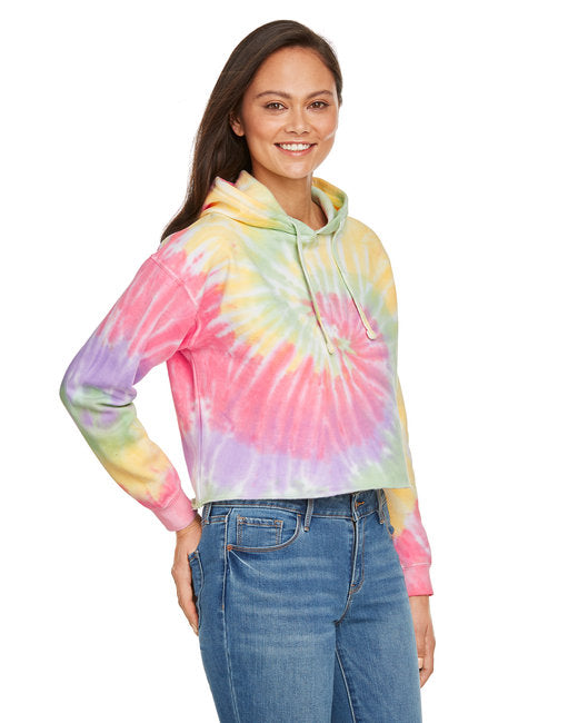 Ladies' Cropped Hooded Sweatshirt