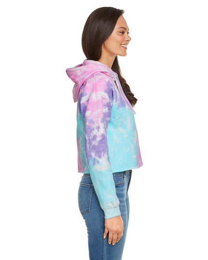 Ladies' Cropped Hooded Sweatshirt