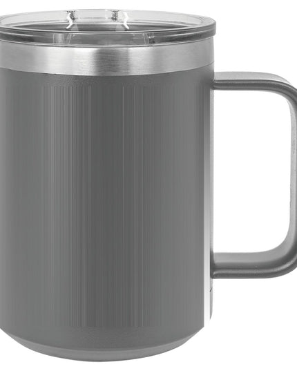 Polar Camel 15 oz. Coffee Mug - Gray