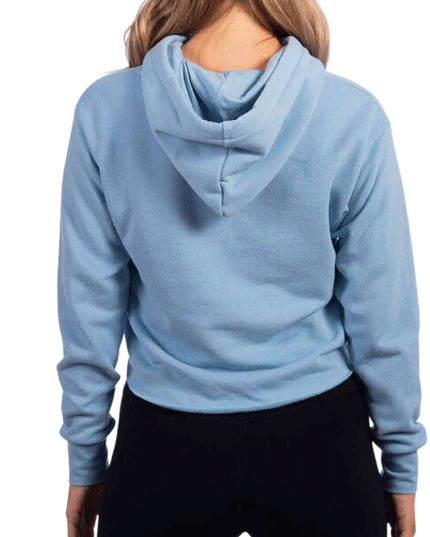 Ladies' Cropped Pullover Hooded Sweatshirt