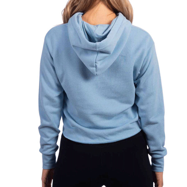 Ladies' Cropped Pullover Hooded Sweatshirt