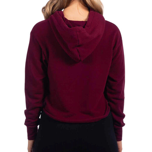 Ladies' Cropped Pullover Hooded Sweatshirt