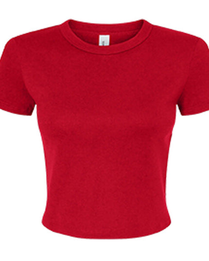 Ladies' Micro Ribbed Baby Tee