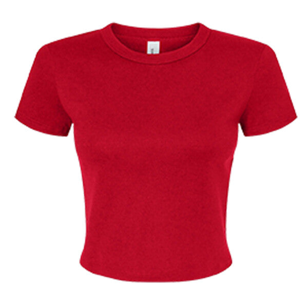 Ladies' Micro Ribbed Baby Tee