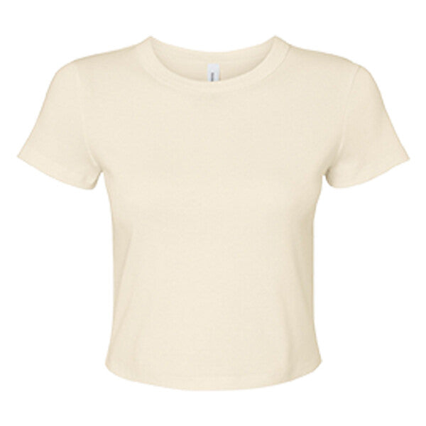 Ladies' Micro Ribbed Baby Tee