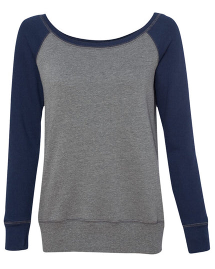 Ladies' Sponge Fleece Wide Neck Sweatshirt