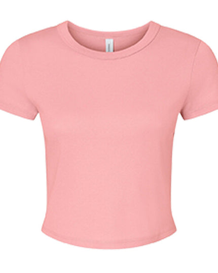 Ladies' Micro Ribbed Baby Tee
