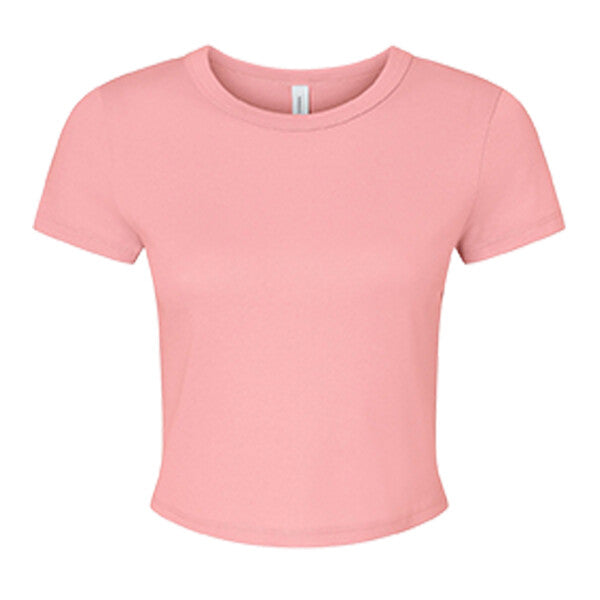 Ladies' Micro Ribbed Baby Tee