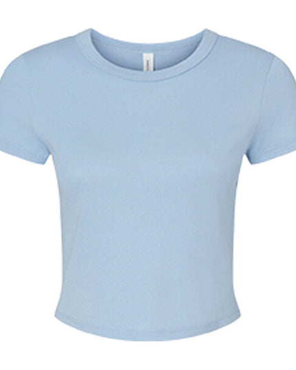 Ladies' Micro Ribbed Baby Tee
