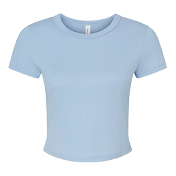 Ladies' Micro Ribbed Baby Tee