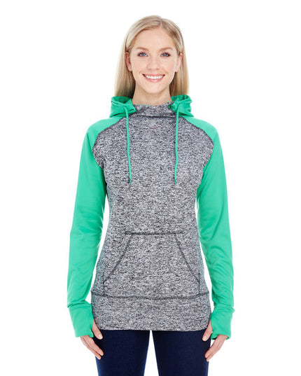 Ladies' Colorblock Cosmic Hooded Sweatshirt