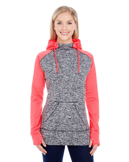 Ladies' Colorblock Cosmic Hooded Sweatshirt