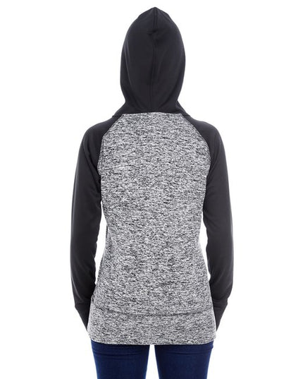 Ladies' Colorblock Cosmic Hooded Sweatshirt