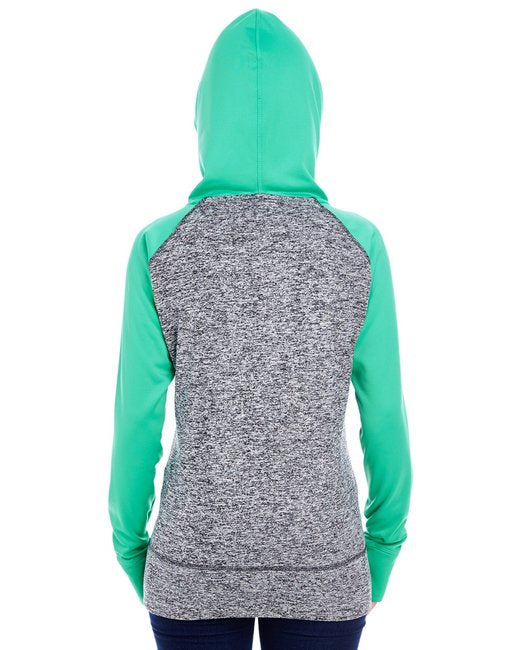 Ladies' Colorblock Cosmic Hooded Sweatshirt
