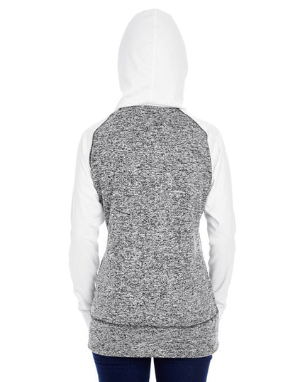 Ladies' Colorblock Cosmic Hooded Sweatshirt