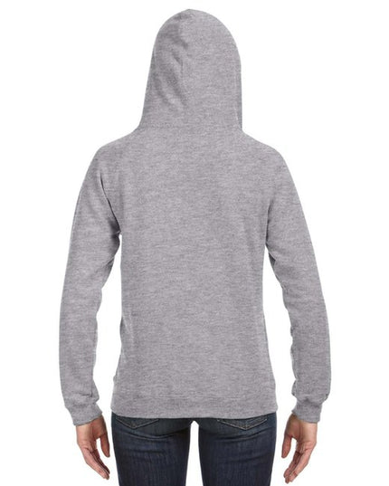 Ladies' Sydney Brushed V-Neck Hooded Sweatshirt