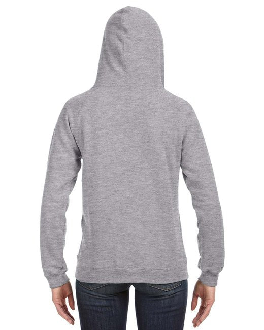 Ladies' Sydney Brushed V-Neck Hooded Sweatshirt