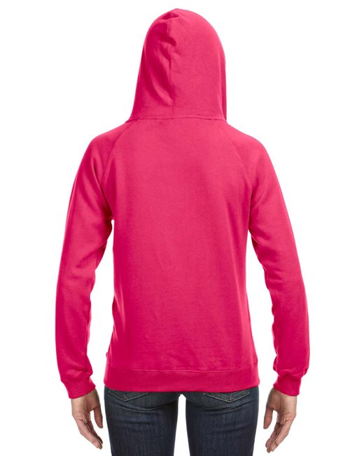 Ladies' Sydney Brushed V-Neck Hooded Sweatshirt