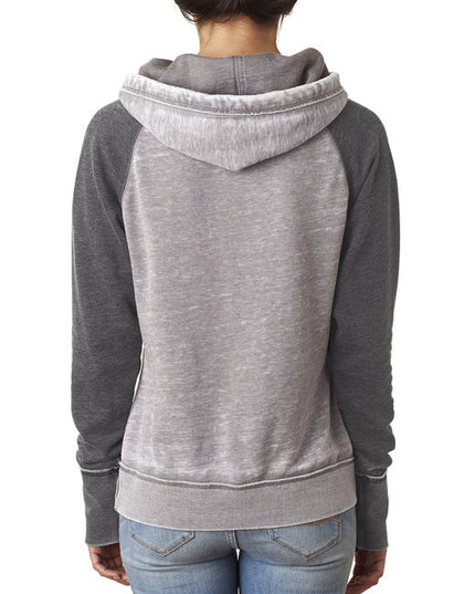Ladies' Zen Contrast Pullover Hooded Sweatshirt