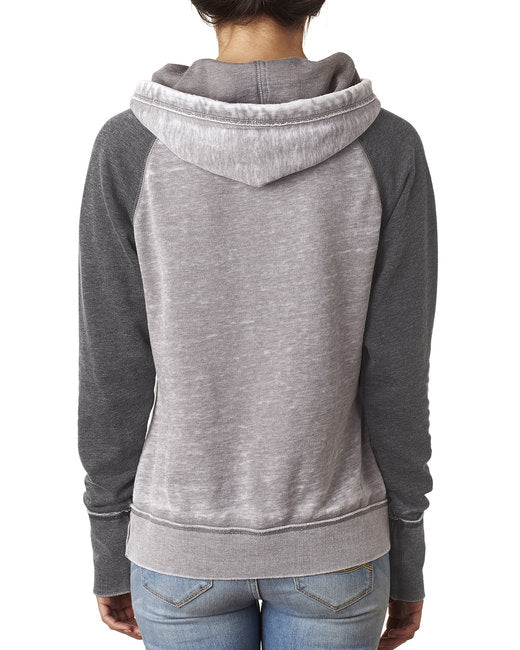 Ladies' Zen Contrast Pullover Hooded Sweatshirt