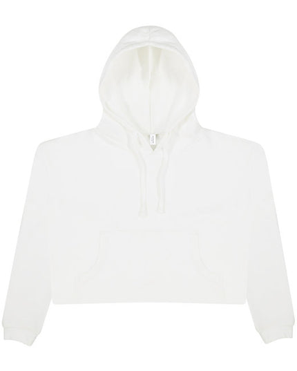 Ladies' Girlie Cropped Hooded Fleece with Pocket