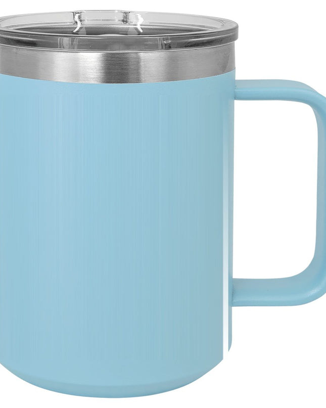 Polar Camel 15 oz. Coffee Mug - Light Blue