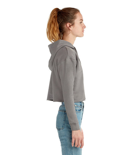 Ladies' Cropped Fleece Hoodie