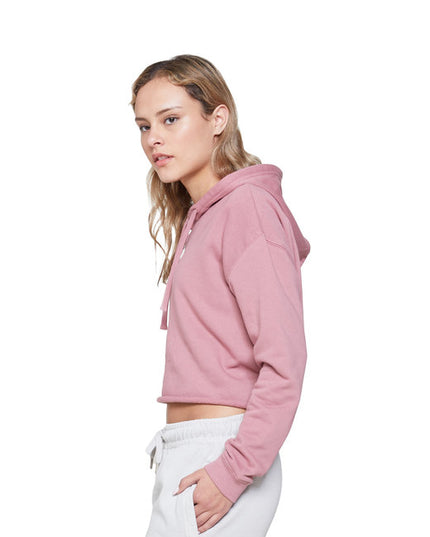 Ladies' Cropped Fleece Hoodie