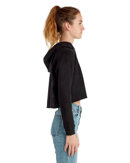 Ladies' Cropped Fleece Hoodie