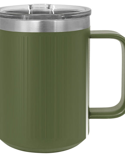Polar Camel 15 oz. Coffee Mug - Olive Green