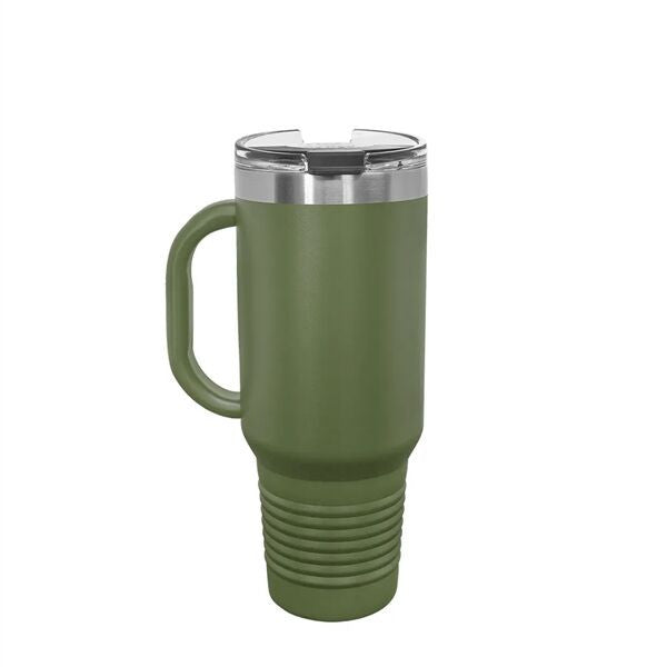 Polar Camel 40 oz. Straw Lid Mug - Olive Green