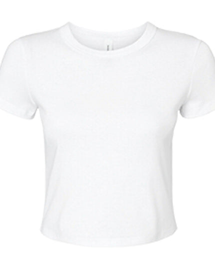 Ladies' Micro Ribbed Baby Tee