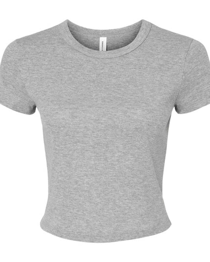 Ladies' Micro Ribbed Baby Tee